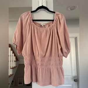 LOFT Women's Pink Top